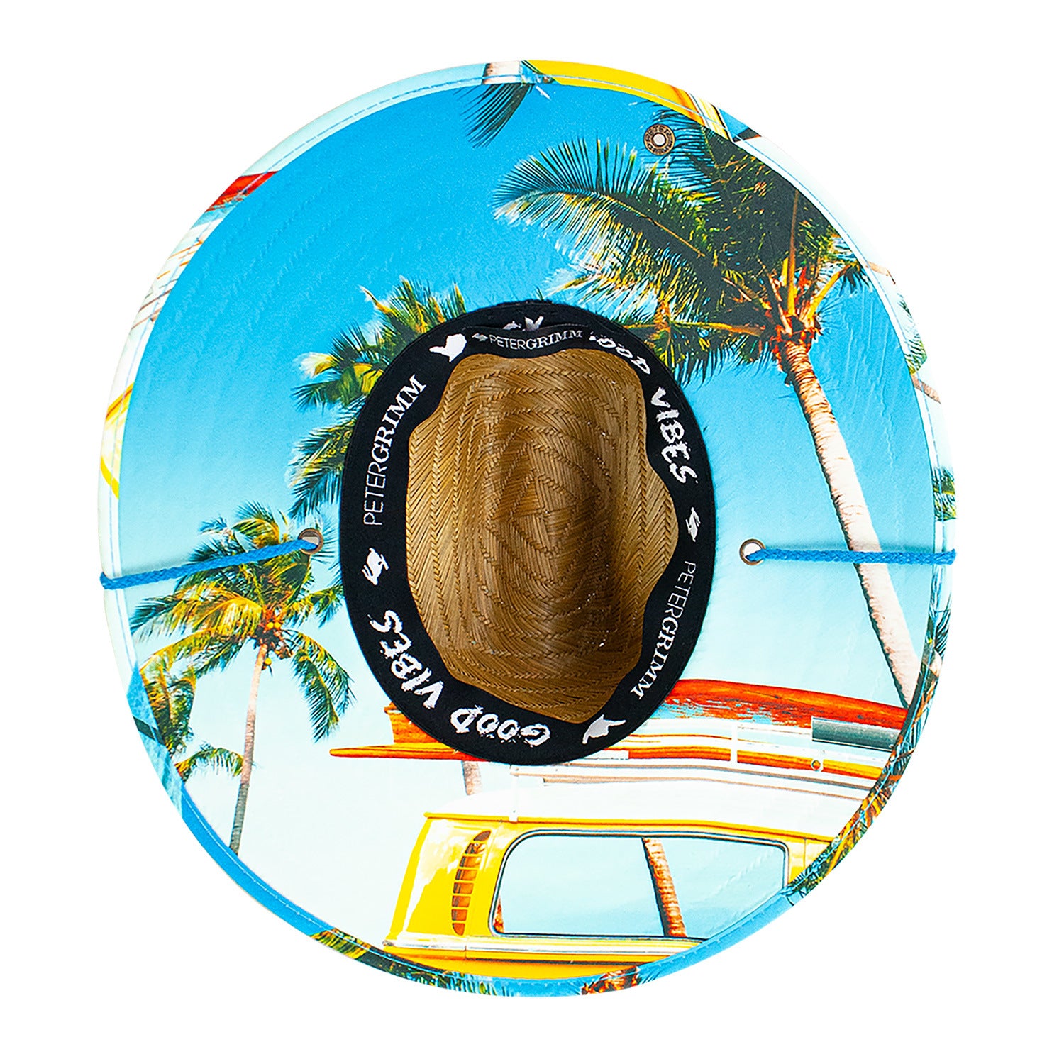 Off Coast Rye Straw Lifeguard Hat Doba